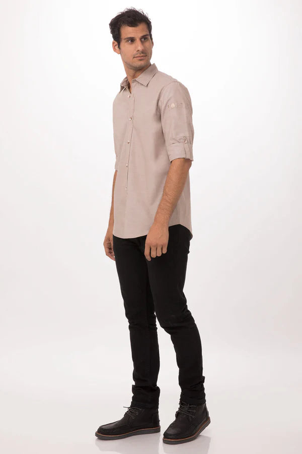 Chef Works Chambray Men's Shirt (SLMCH005)