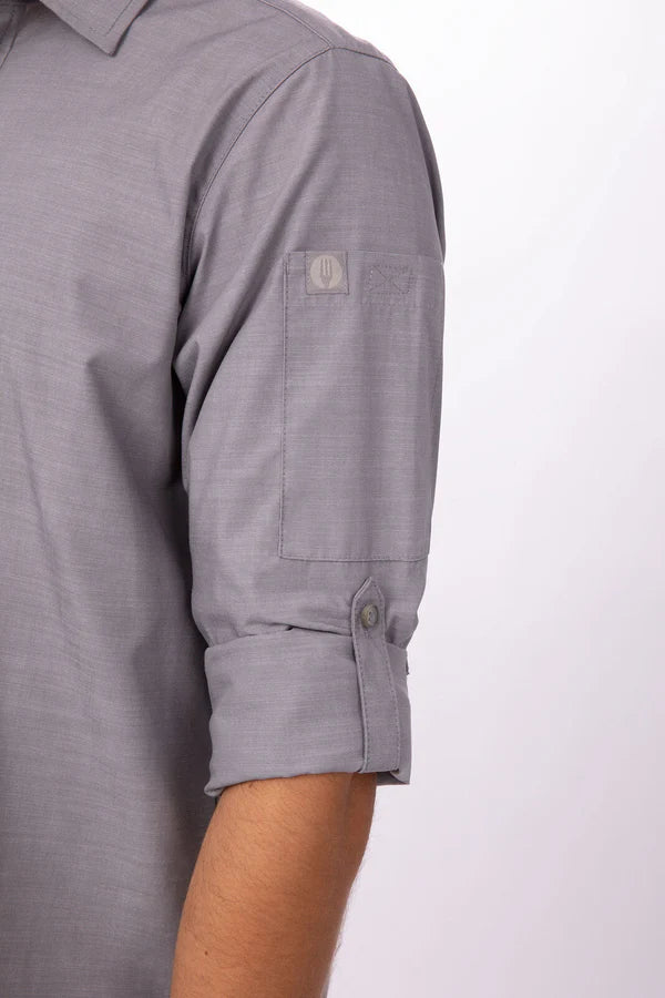 Chef Works Chambray Men's Shirt (SLMCH005)