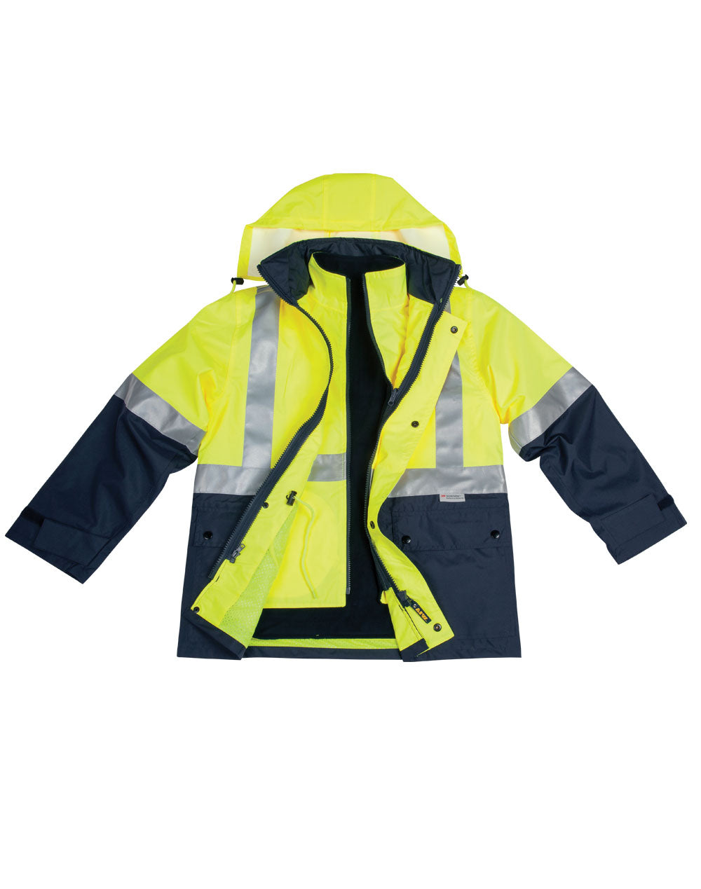 Winning Spirit Hi Vis 3 in 1 vest and jacket (SW20A)