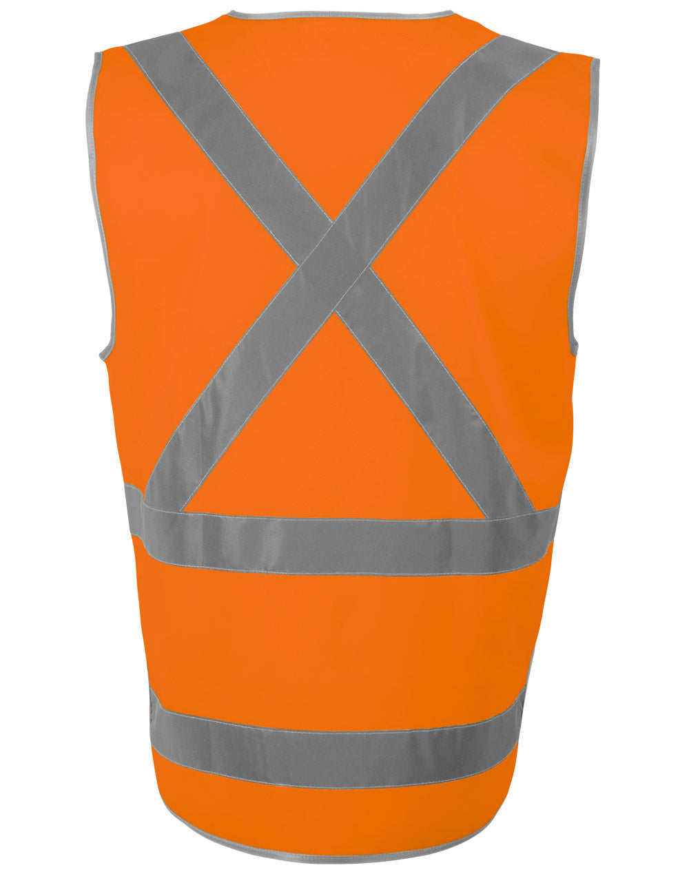 Winning Spirit Hi-vis X Back Safety Vest With Tail (SW72)