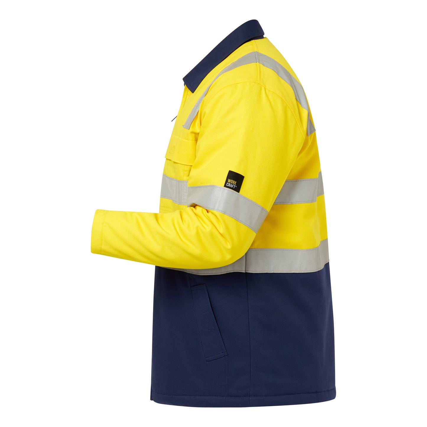 Workcraft Hi Vis Quilted Jkt W/Tape (WJ8019)