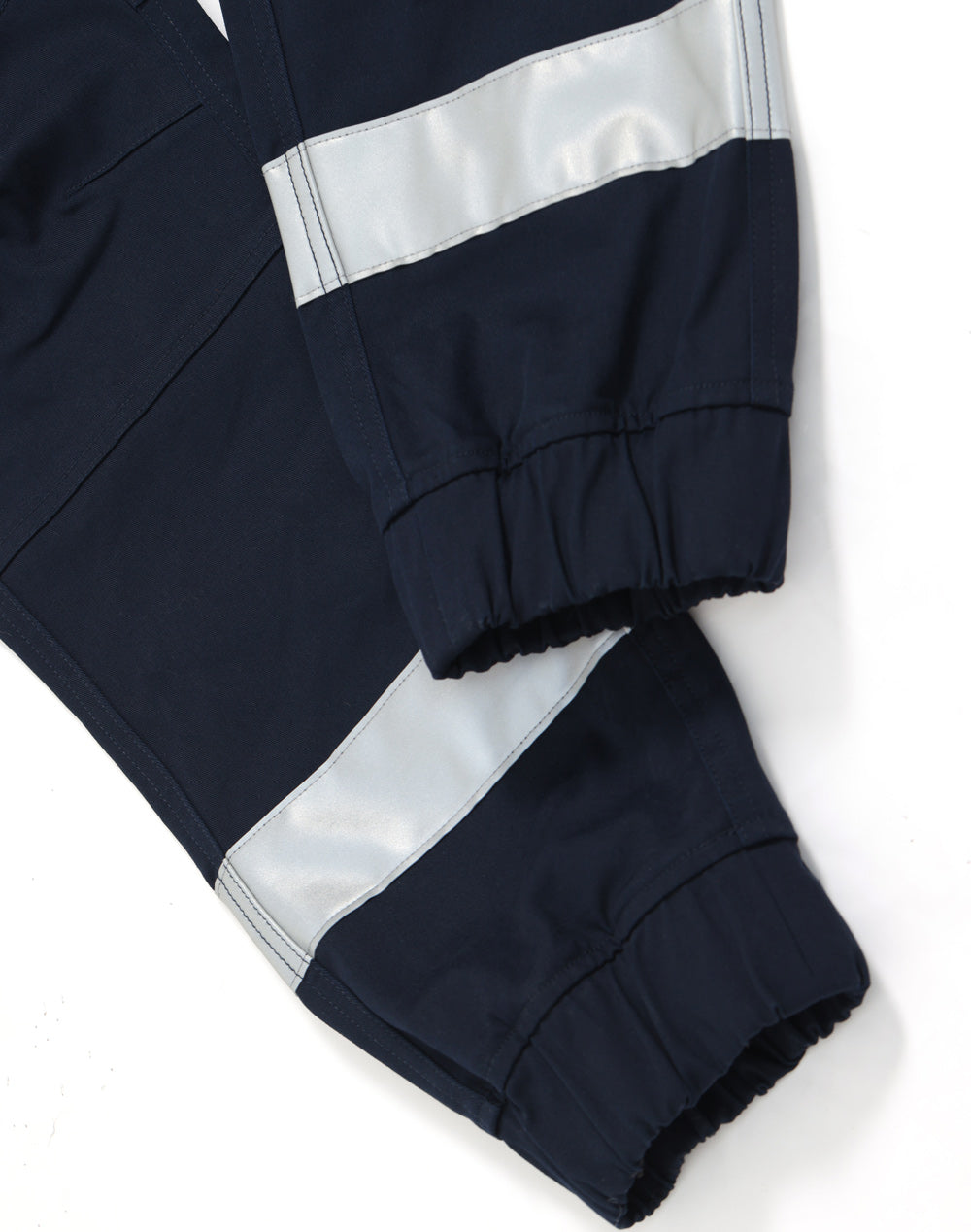 Winning Spirit Unisex Cotton Stretch Drill Cuffed Work Pants With Tapes (WP28HV)