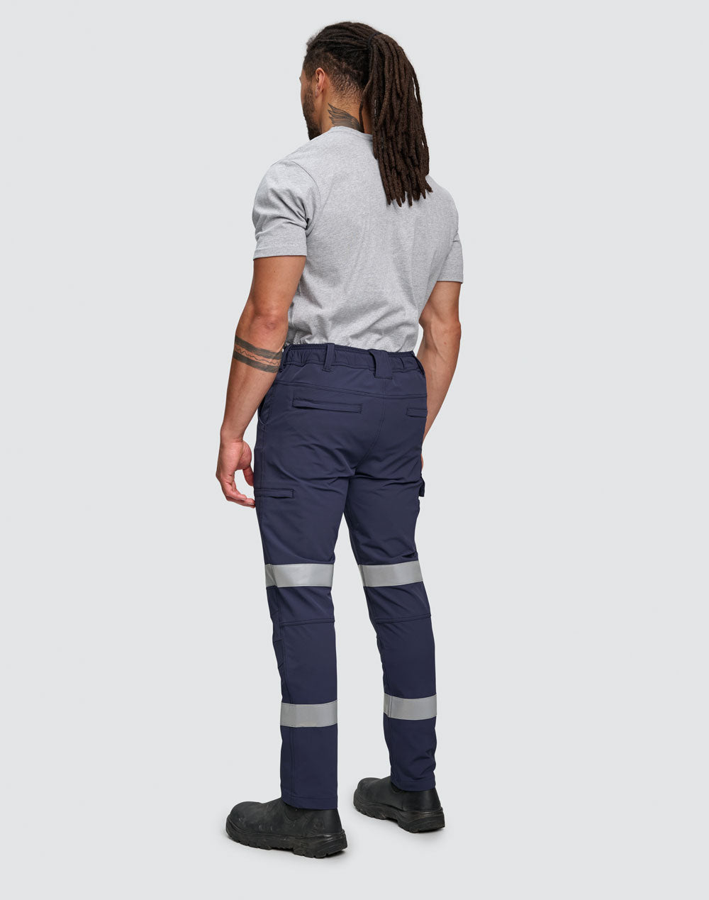 Winning Spirit Unisex DWR Water Repellent Flexi Work Pants With Tapes (WP30HV)