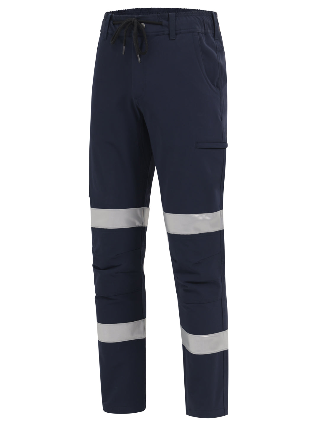 Winning Spirit Unisex DWR Water Repellent Flexi Work Pants With Tapes (WP30HV)