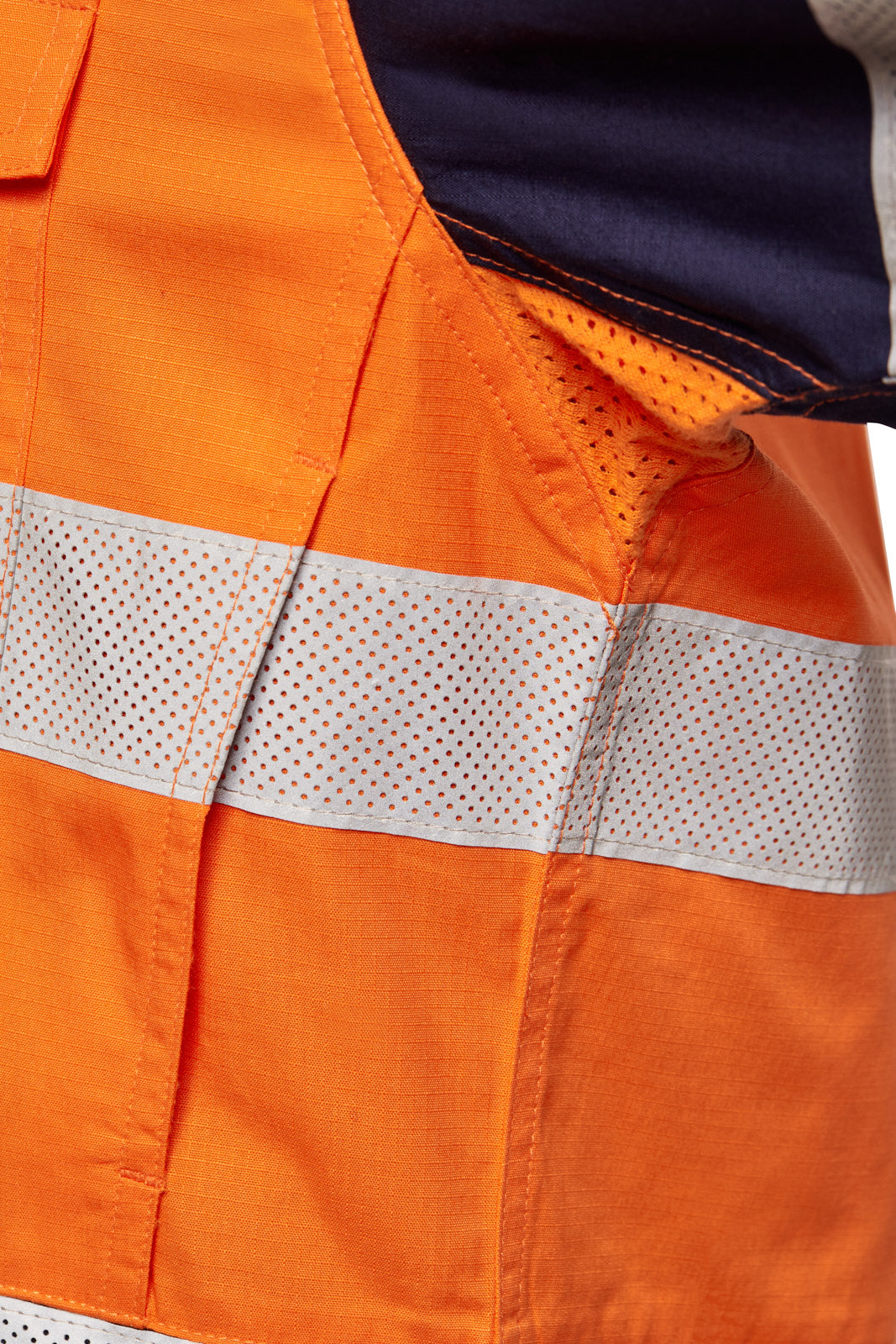 Workcraft Hivis Ripstop Shirt Tape-ls (WS6068)