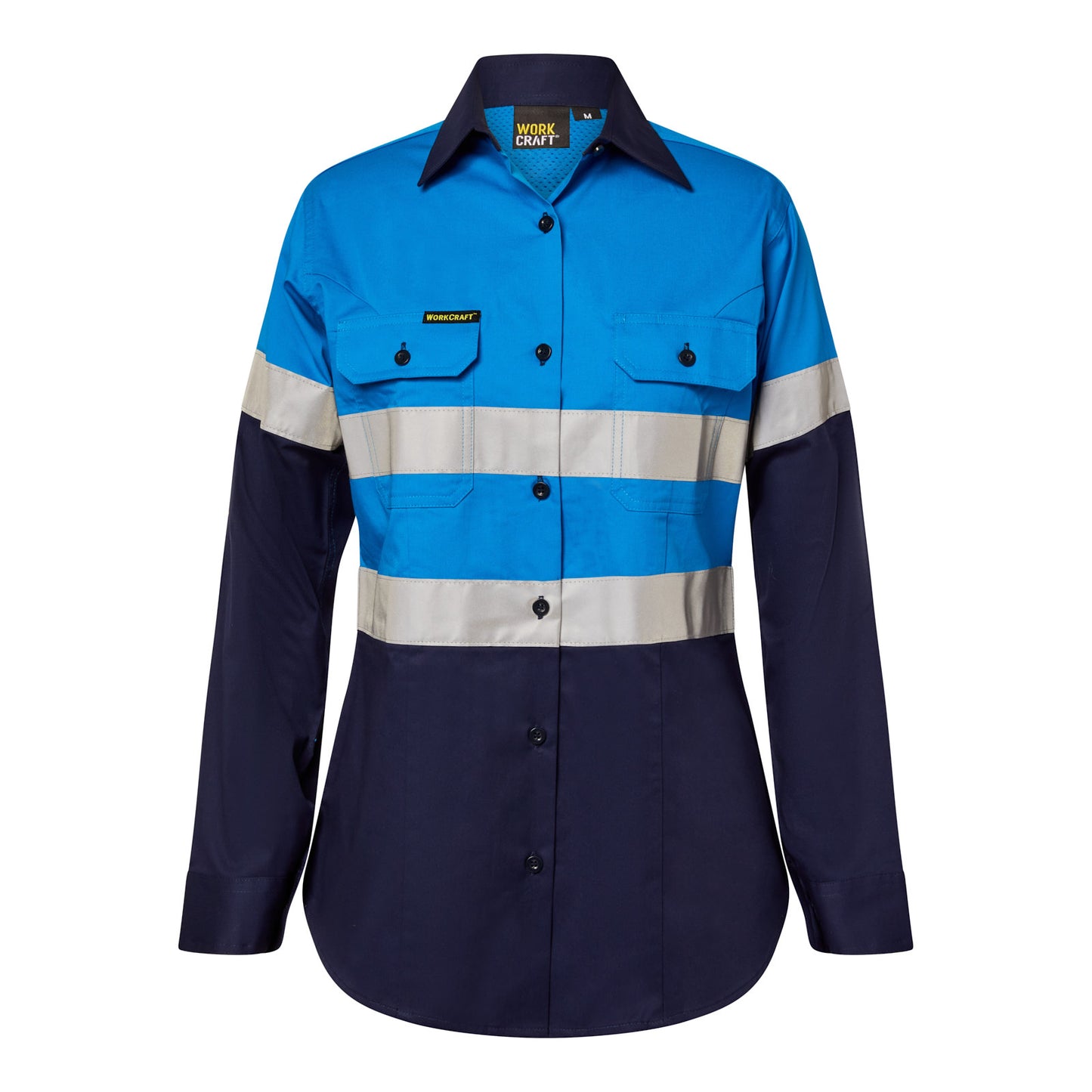 Workcraft Ladies Hivis Shirt Csr Tape-LS (WSL503)