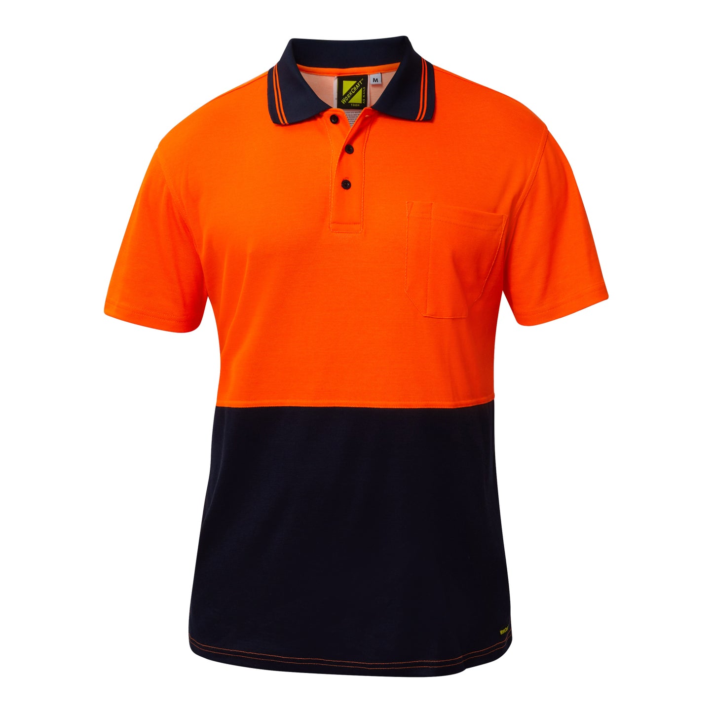 Workcraft Hivis Cotton Back Polo- Ss (WSP401)