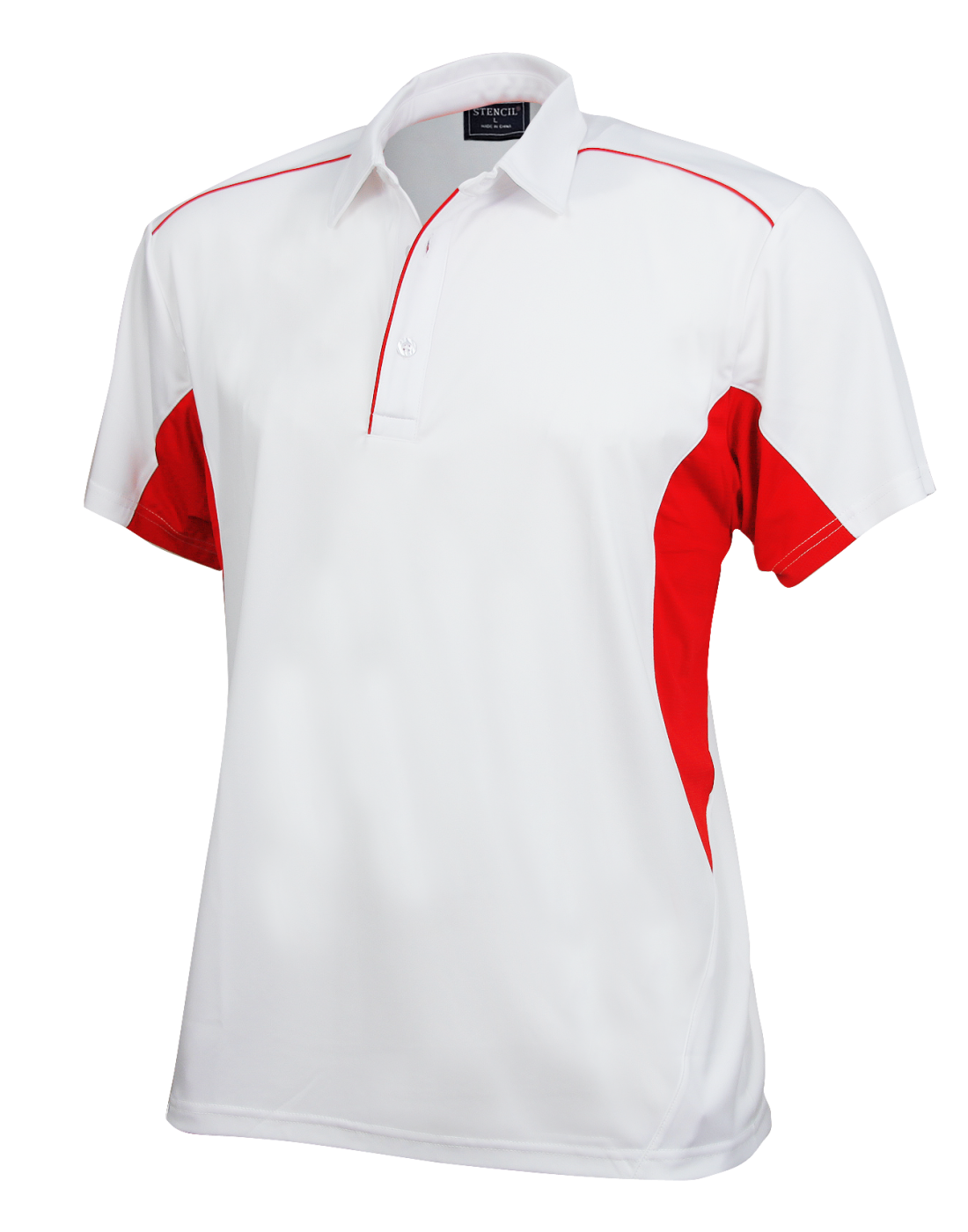 Stencil Freshen Mens S/S Polos-(1061)