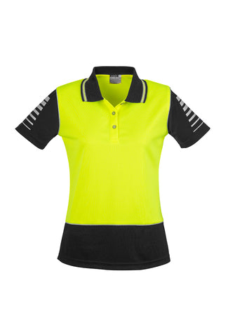 Syzmik Womens Hi Vis Zone Polo (ZHL236)-Clearance