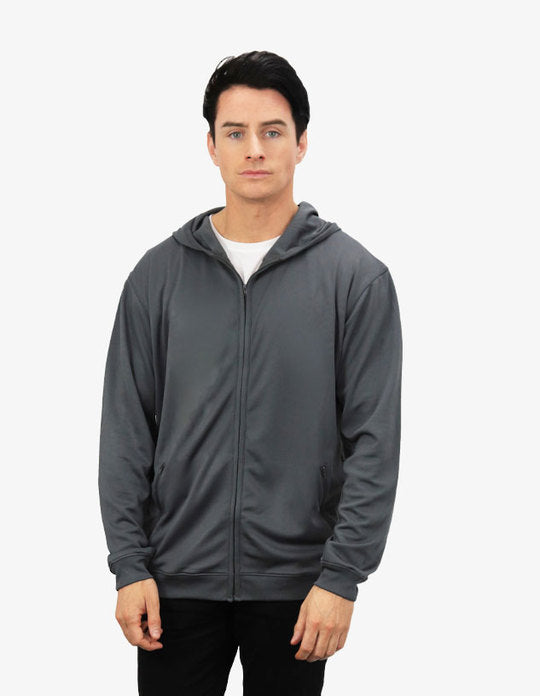 Be Seen Unisex Ultra Light Zip Hooded Hoodie (BSHD21)
