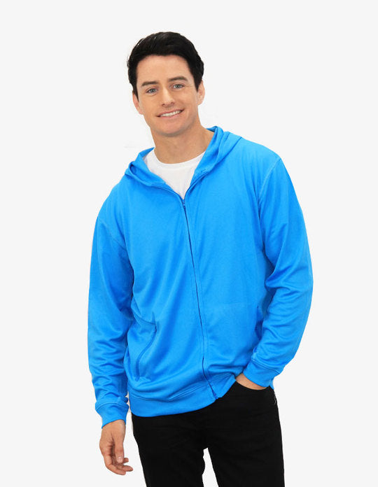 Be Seen Unisex Ultra Light Zip Hooded Hoodie (BSHD21)