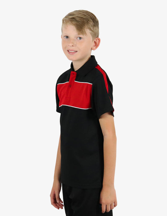 Be Seen Kids Polo With Contrast Shoulder (BSP2012K)
