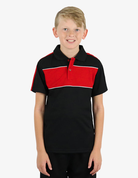 Be Seen Kids Polo With Contrast Shoulder (BSP2012K)