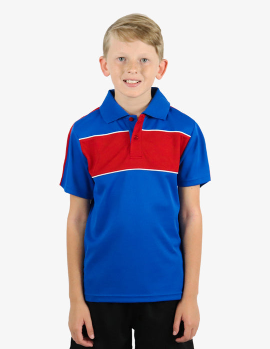 Be Seen Kids Polo With Contrast Shoulder (BSP2012K)