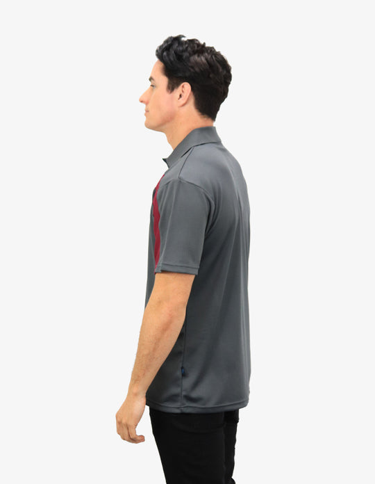 Be Seen Adults Polo Shirt With Contrast Side And Shoulder Panel (BSP2014)