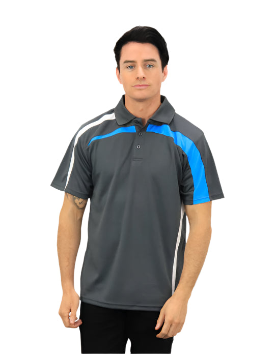 Be Seen Adults Polo Shirt With Contrast Side And Shoulder Panel (BSP2014)