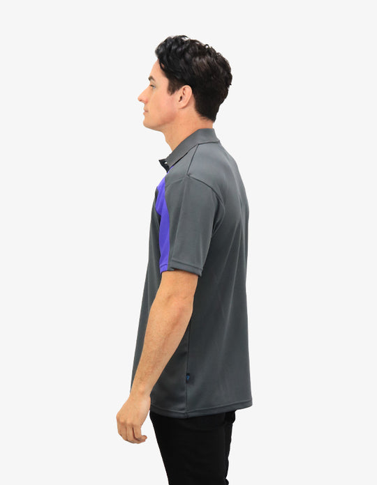 Be Seen Adults Polo Shirt With Contrast Side And Shoulder Panel (BSP2014)