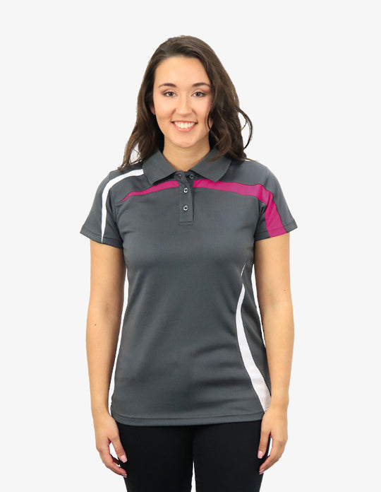 Be Seen Ladies Polo Shirt With Contrast (BSP2014L)