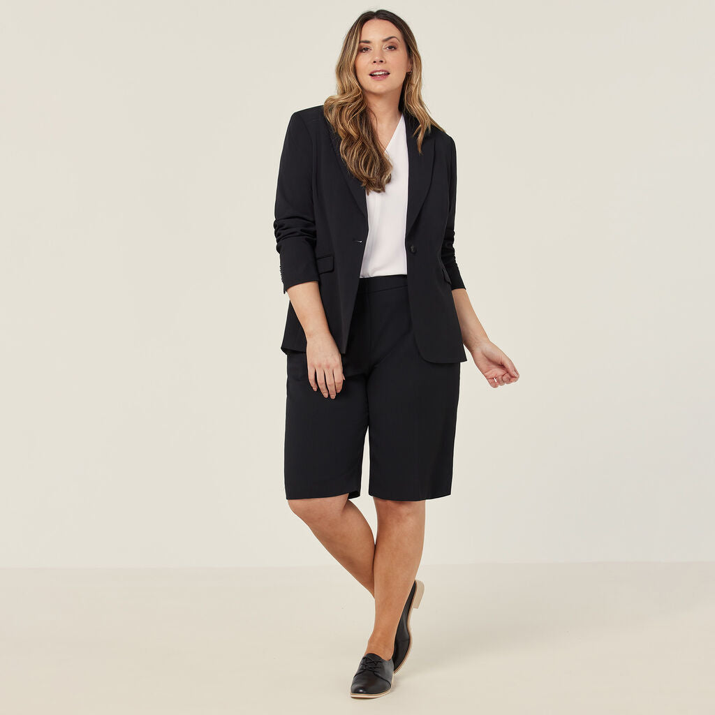 NNT Crepe Stretch Waist, Relaxed Knee Length Short (CAT3YE)