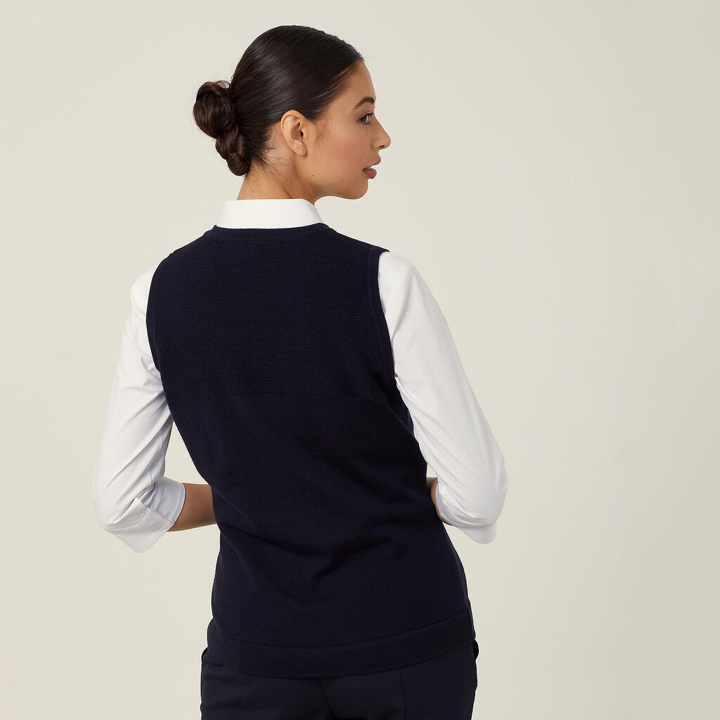 NNT Uniforms Merino Wool Textured Panel Vest (CAT5AR)