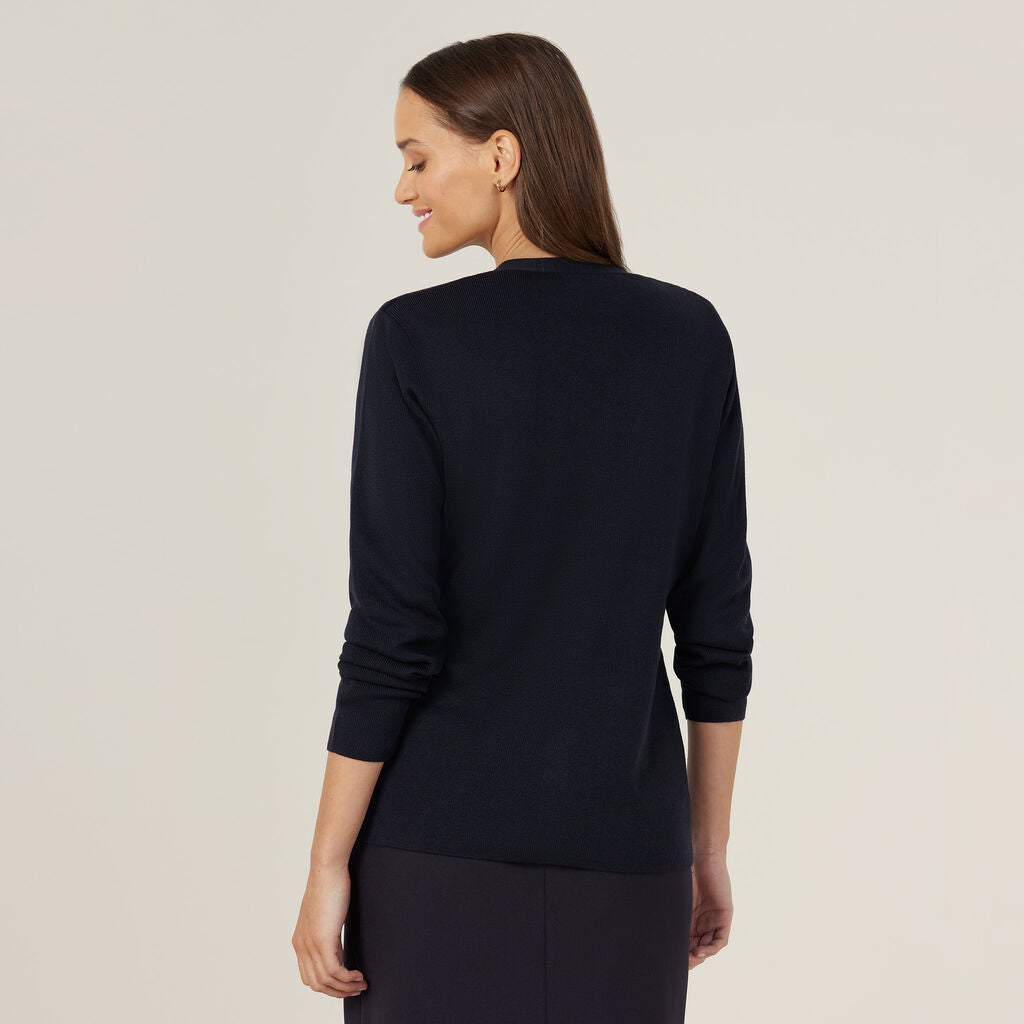 NNT Uniforms Acrylic Button Front Cardigan (CAT5BR)