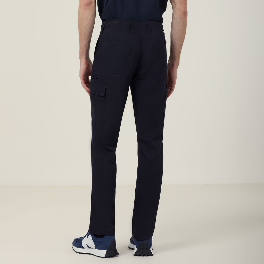 NNT Uniforms Poly Viscose Gaberdine Flex Waist Slim Pant (CATCKH)