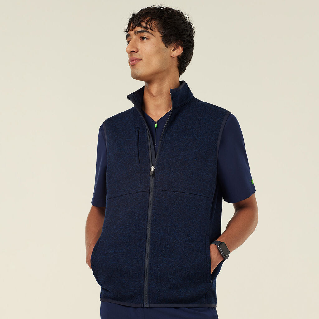 NNT Uniforms Textured Fleece Zip Front Vest M (CATF32)