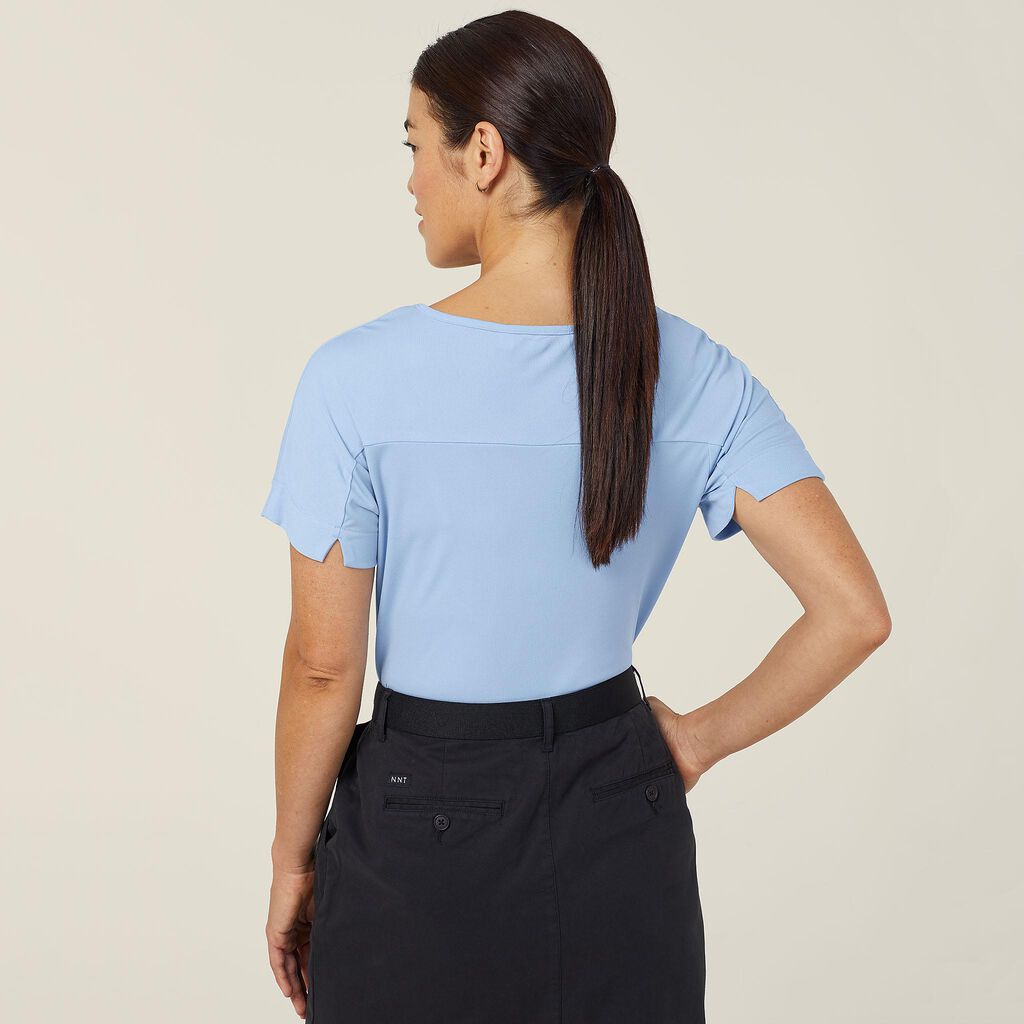 NNT Uniforms Matt Jersey Boat Neck Short Sleeve Top(CATUHN)