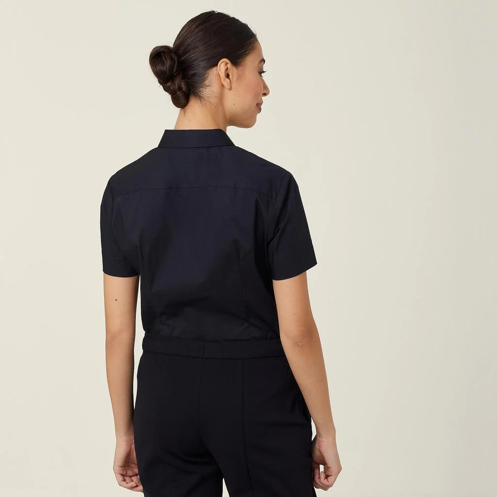 NNT Uniforms Avignon Stretch Short Sleeve Slim Shirt (CATUK8)