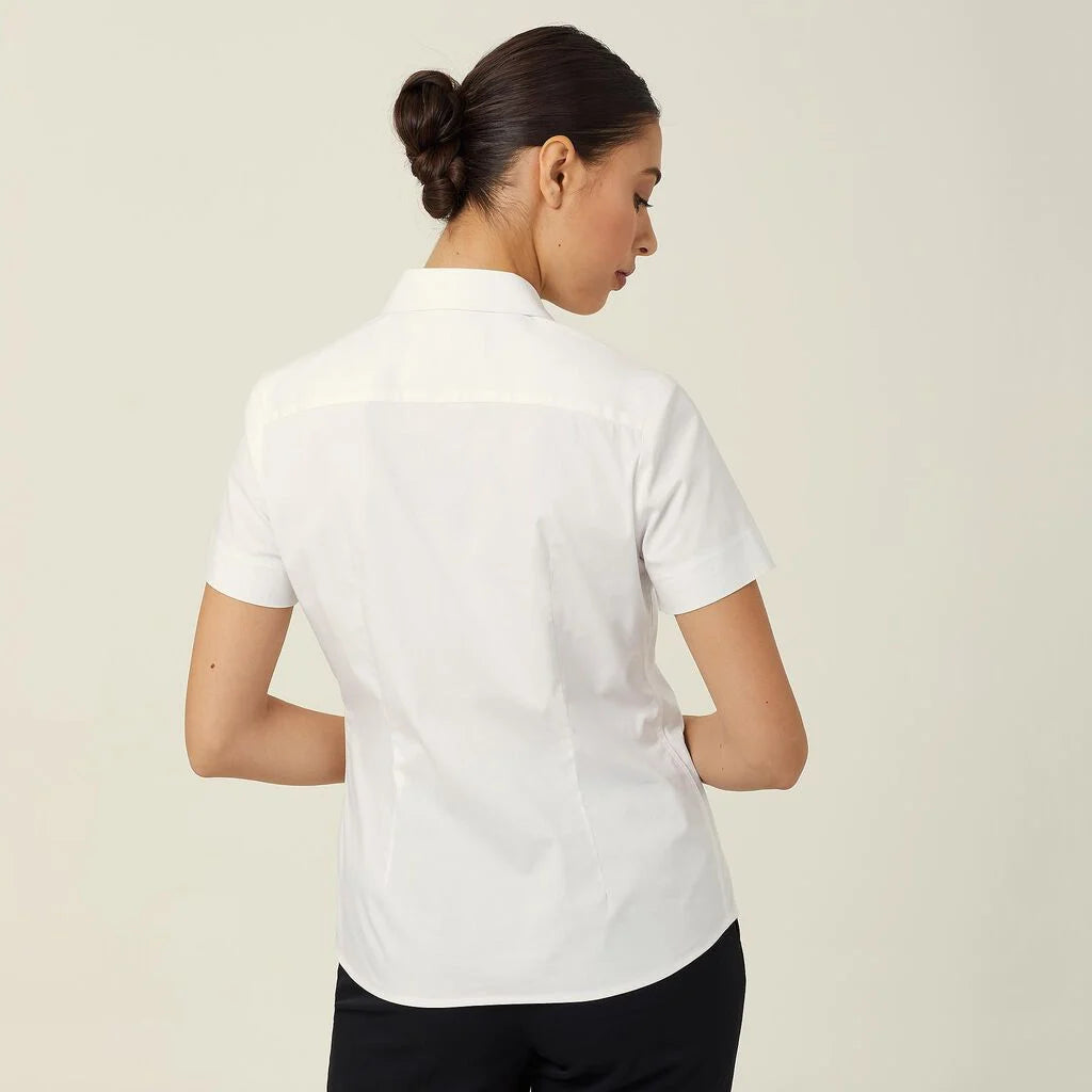 NNT Uniforms Avignon Stretch Short Sleeve Slim Shirt (CATUK8)