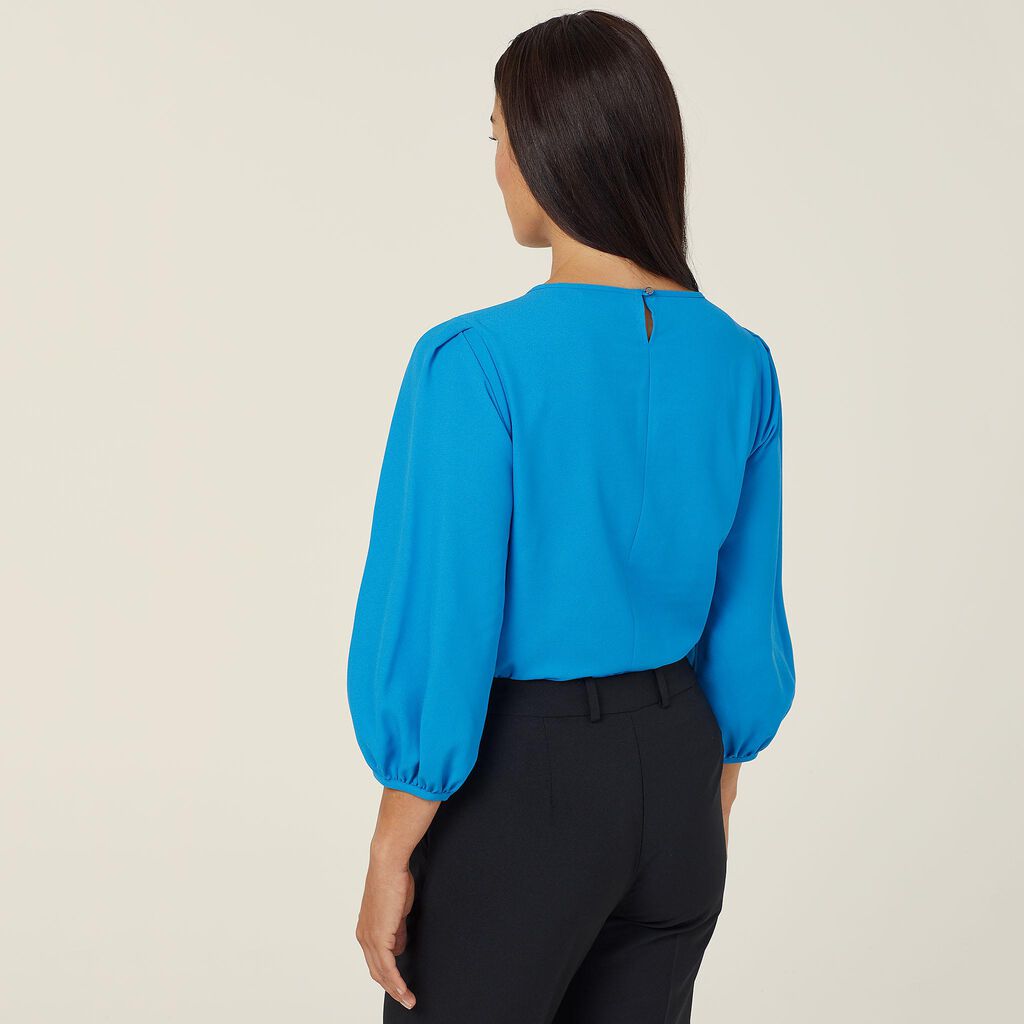 NNT Uniforms French Georgette 3/4 Sleeve Top (CATUPM)