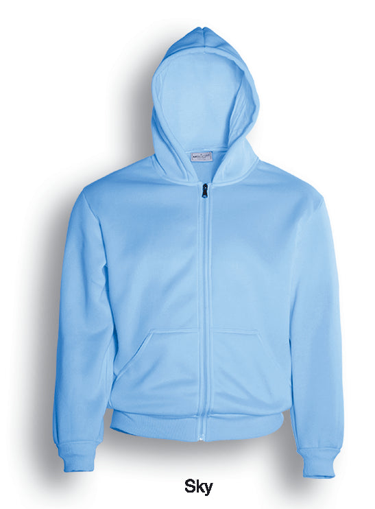 Bocini Zip Through Fleece Hoodie 1st (10 Colour)-(CJ1062)