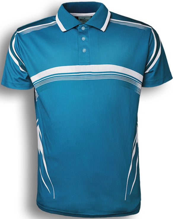 Bocini Mens Sublimated Gradated Polo-(CP1447)