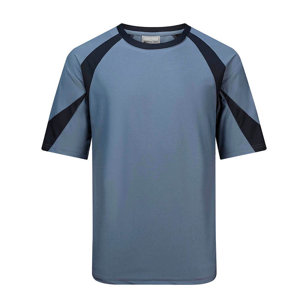 Bocini Three Tone Contrast Sports Tee-(CT2415)