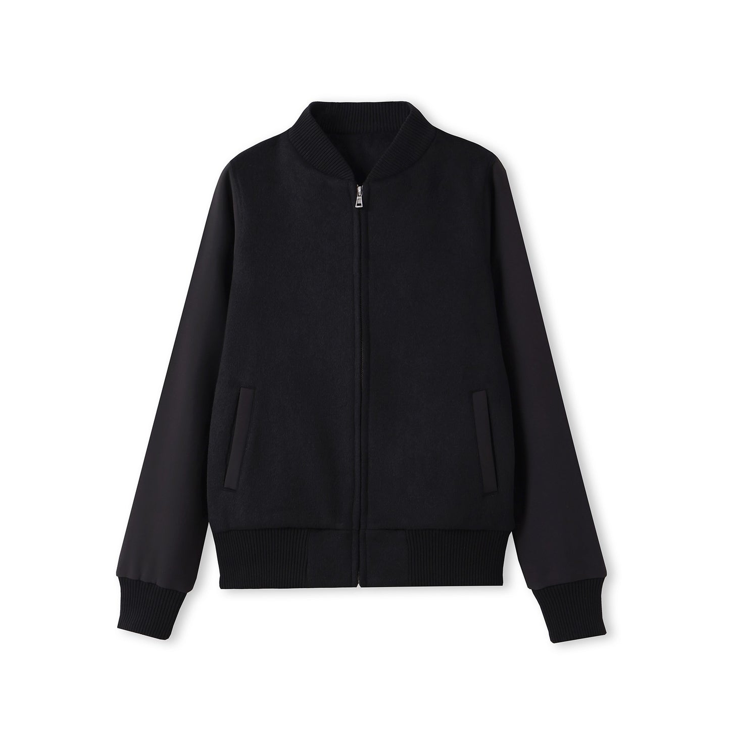 Ramo 500gsm Women's/Junior Wool Blend Soft Shell Varsity Jacket-(F372UN)