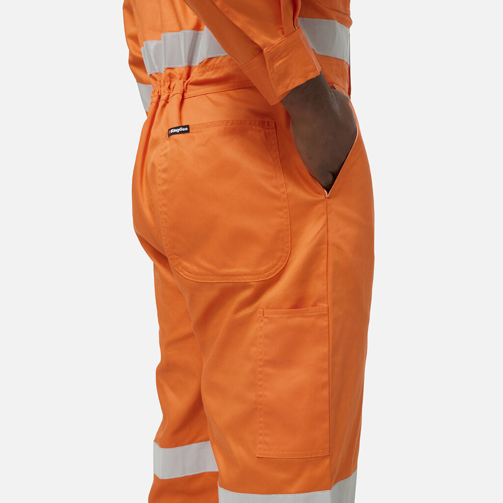 King Gee Originals Vented Hi-Vis Vented Overall (K51009)