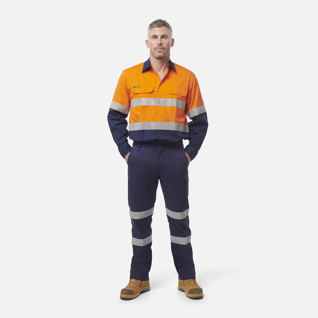 King Gee Workcool Vented Spliced Shirt Long Sleeve (K54912)