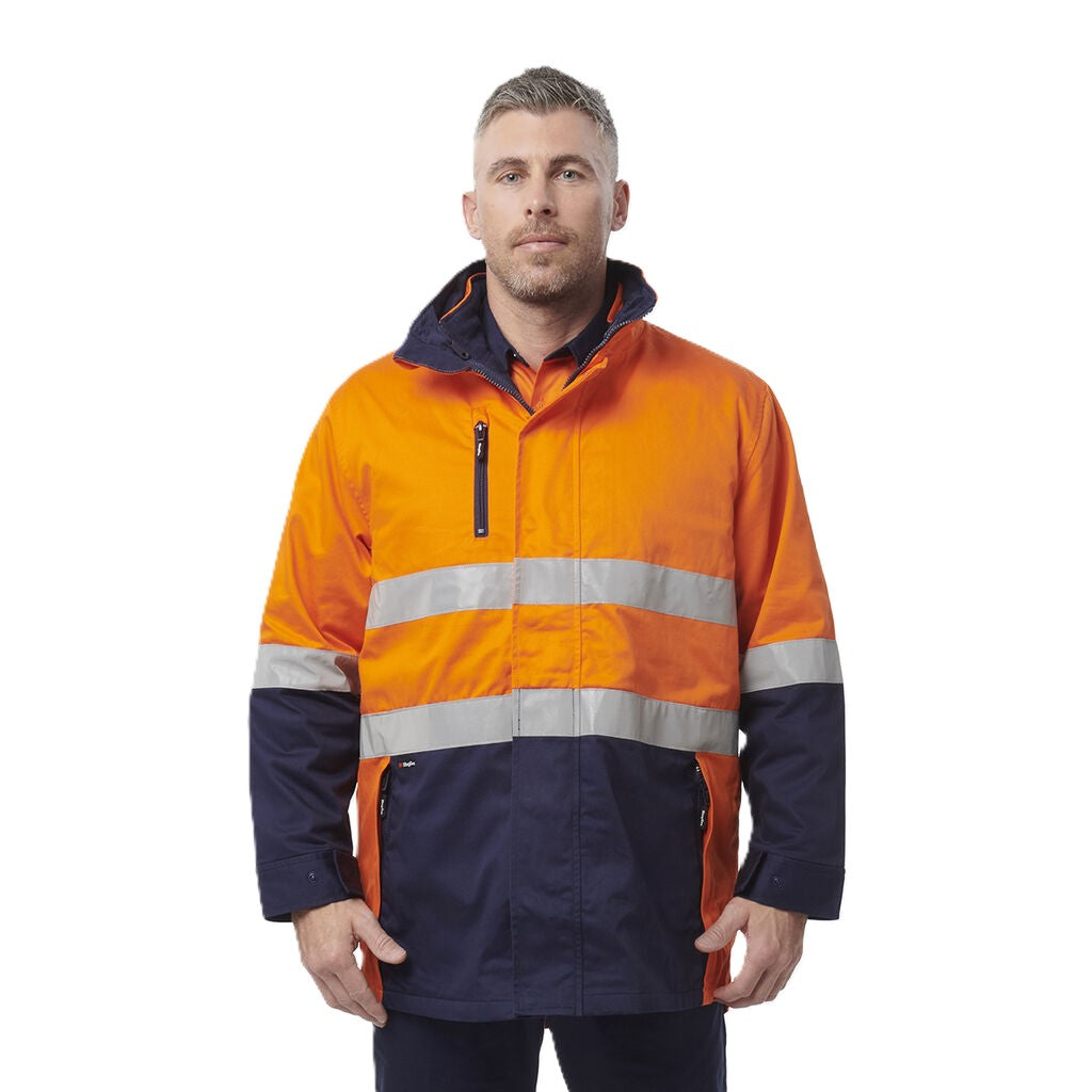 King Gee Originals 3 in 1 Hi-Vis Cotton Drill Reflective Work
