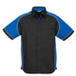 Biz Collection-Biz Collection Mens Nitro Shirt-Black / Royal / White / S-Uniform Wholesalers - 6