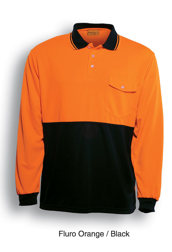 Bocini Hi-Vis Safety Polo Long Sleeve (SP0426)