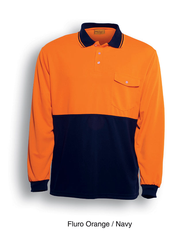 Bocini Hi-Vis Safety Polo Long Sleeve (SP0426)