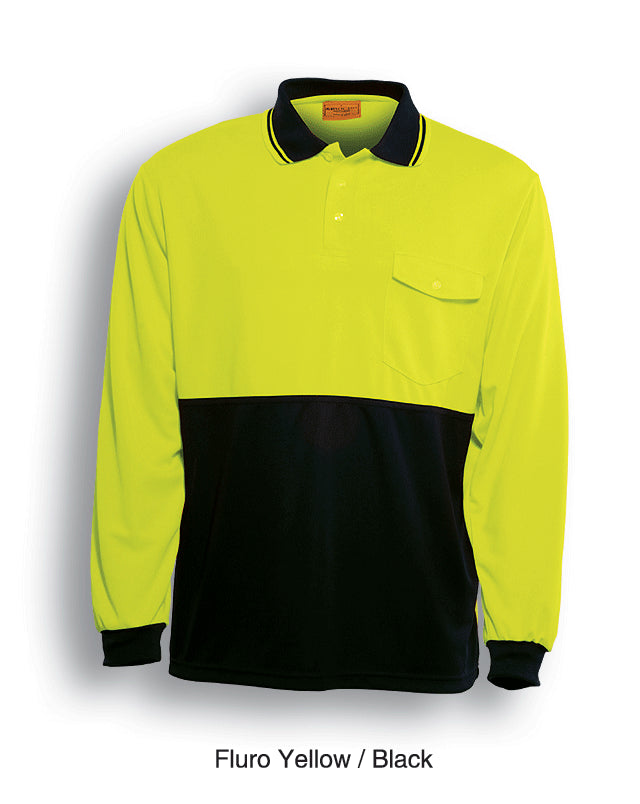 Bocini Hi-Vis Safety Polo Long Sleeve (SP0426)