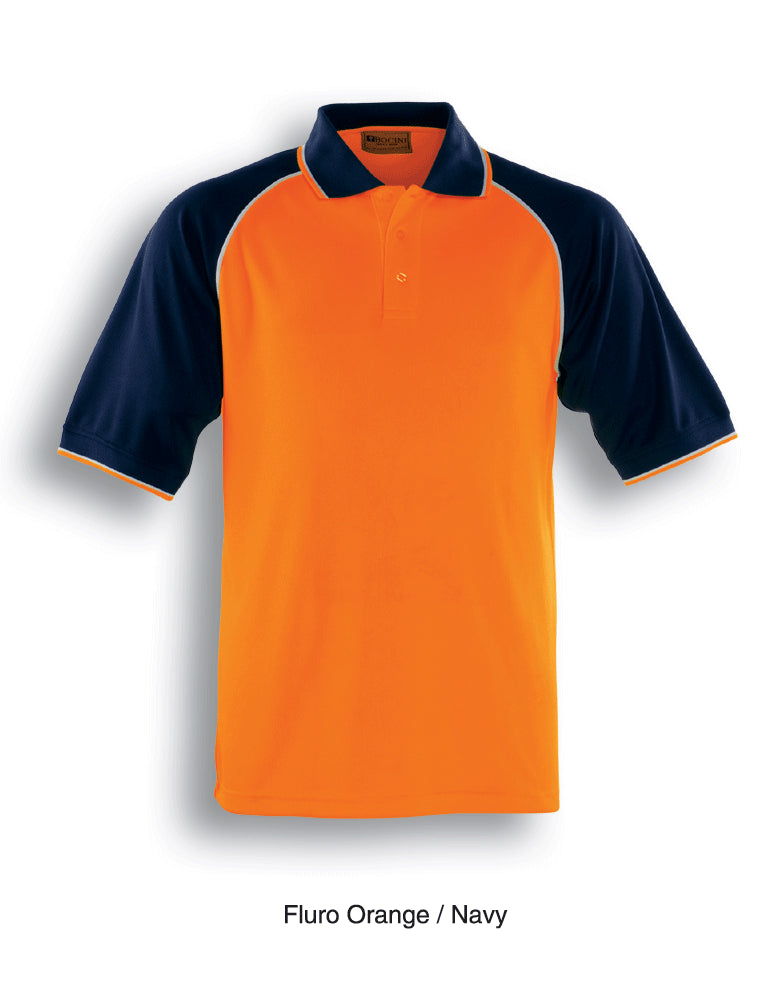 Bocini Hi-Vis Raglan Sleeve Polo-(SP0543)