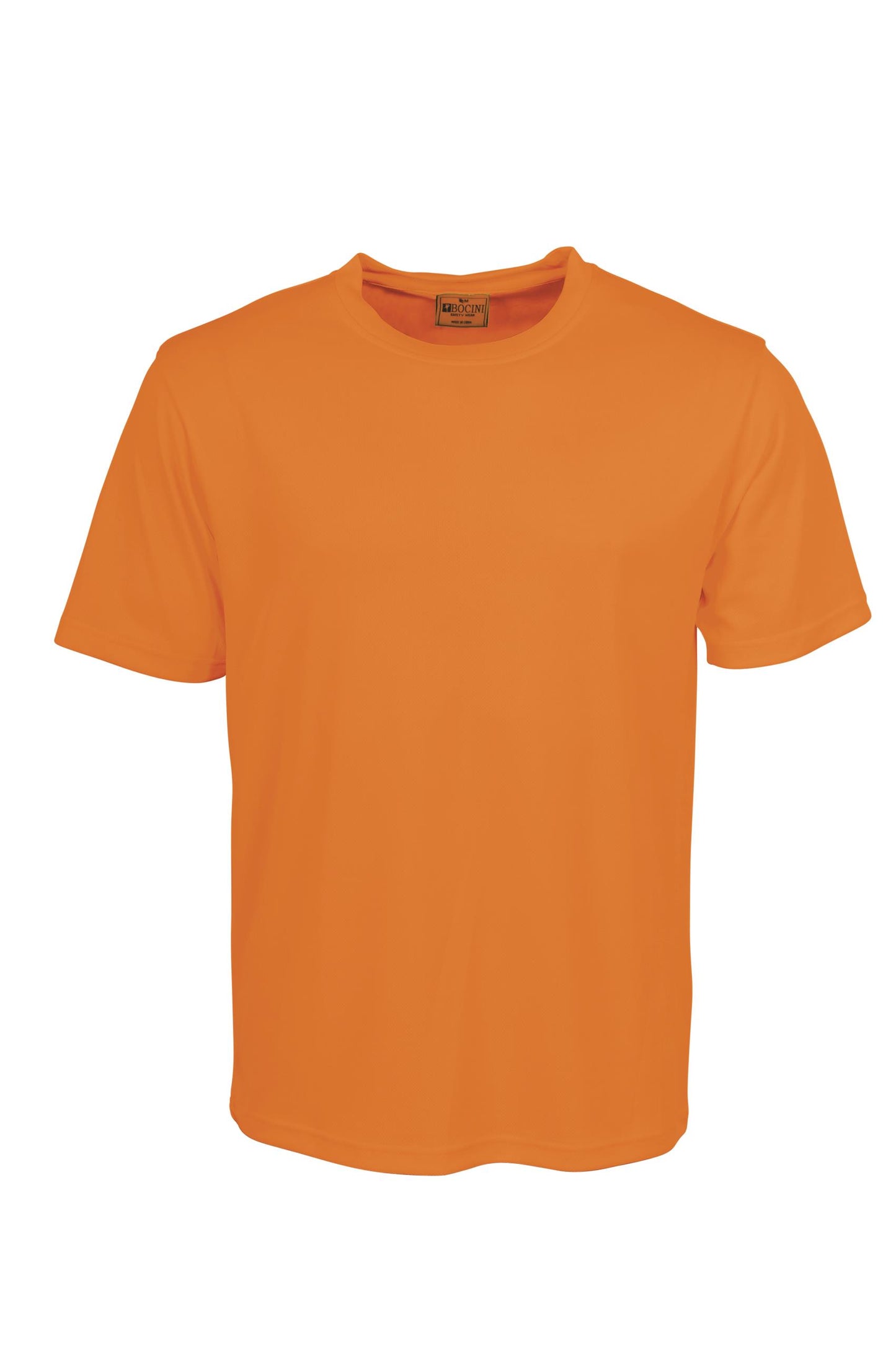 Bocini Kids Hi-Vis Plain Breezeway Micromesh Round Neck Tee-(ST1248)