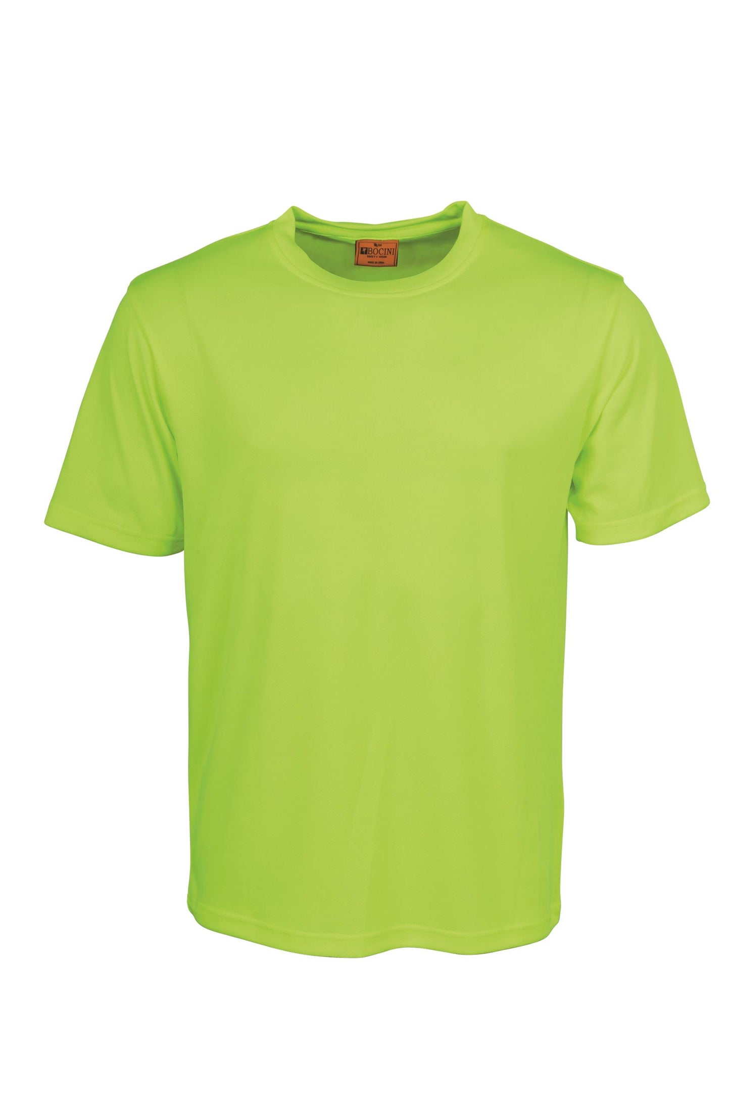 Bocini Kids Hi-Vis Plain Breezeway Micromesh Round Neck Tee-(ST1248)
