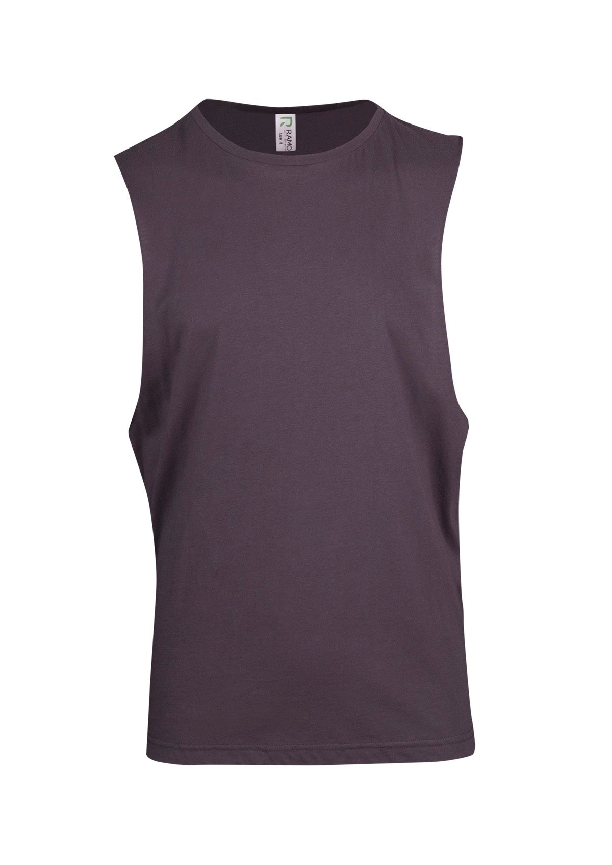 Ramo Men's 160gsm 100% Combed Cotton Sleeveless Tee (T405MS)