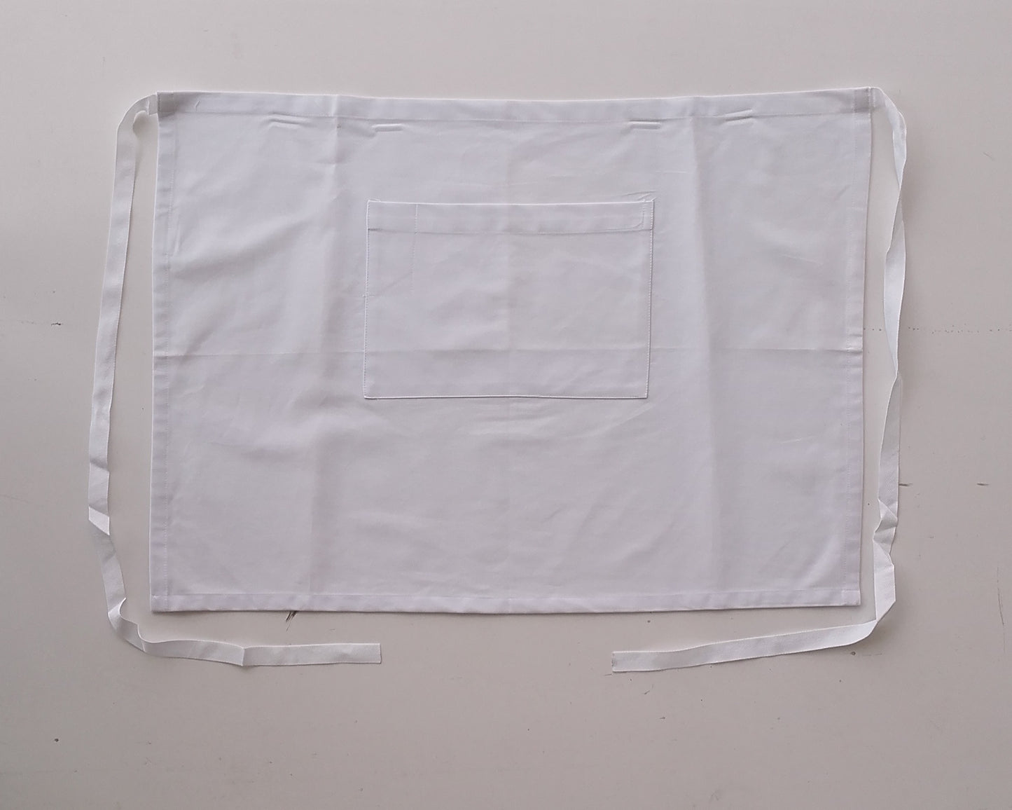 Bocini Cotton Drill Three Quarter Apron With Pocket-(WA0391)