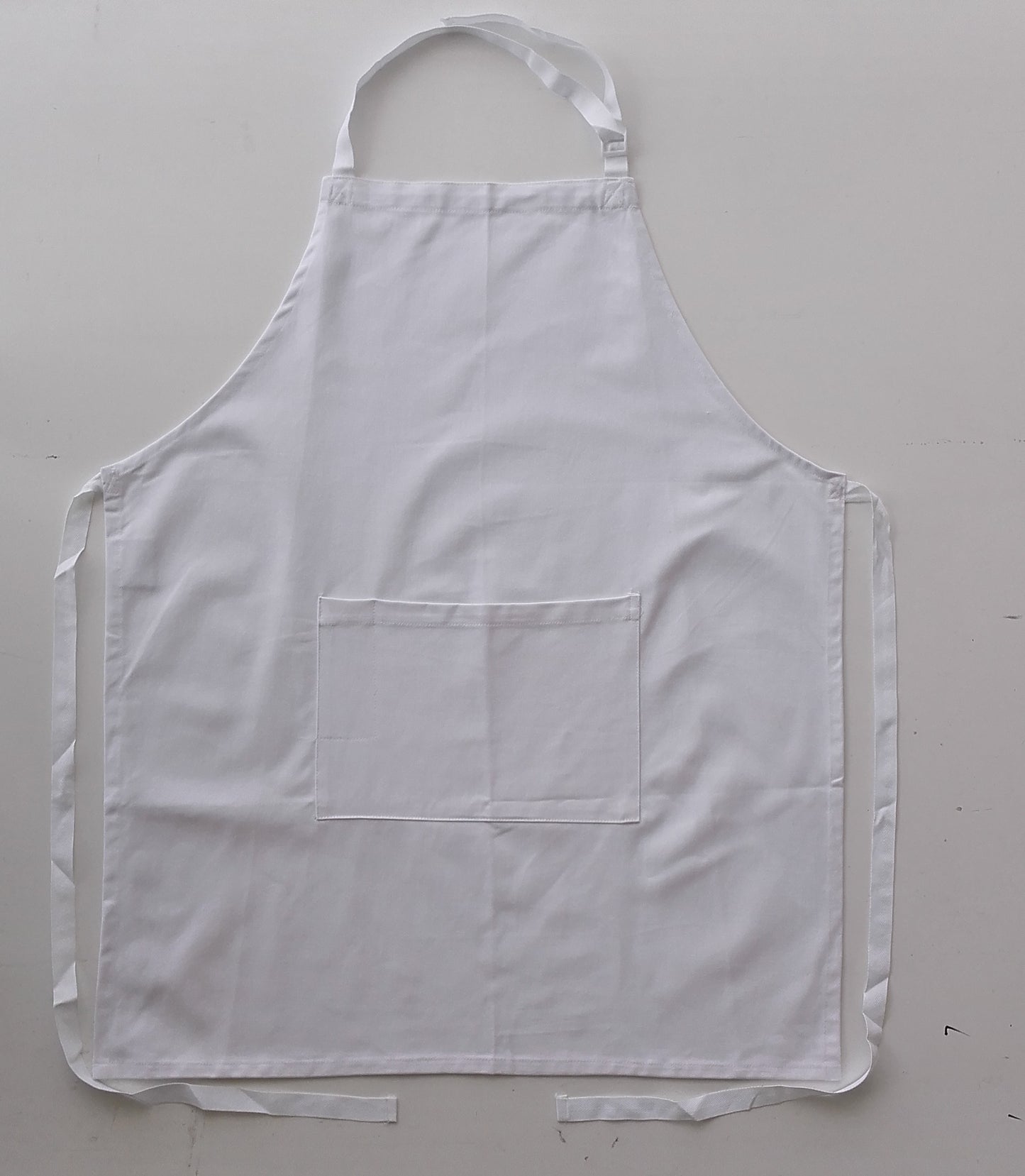 Bocini Cotton Drill Full BiB Apron With Pocket-(WA0396)