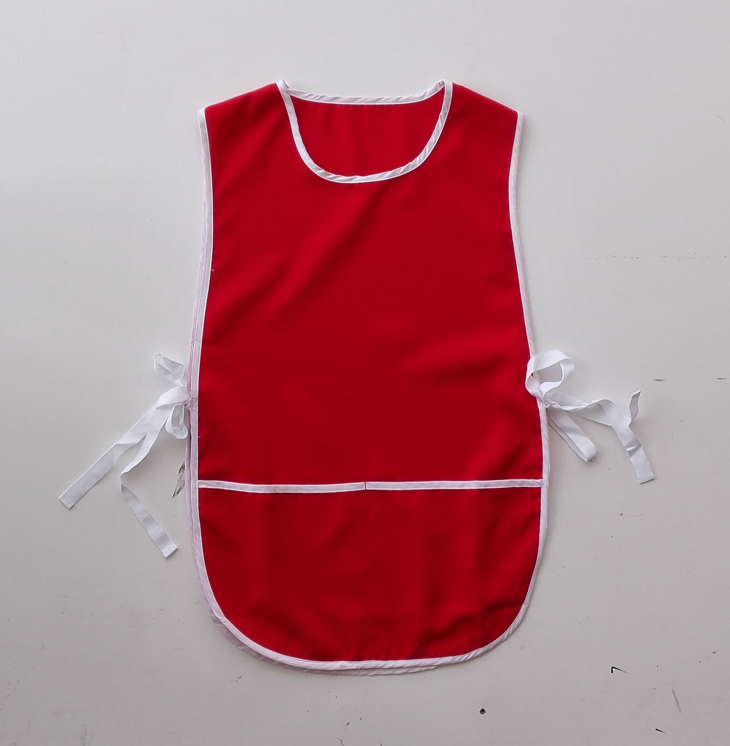 Bocini Polyestaer Drill Popover Apron With Pocket-(WA0676)