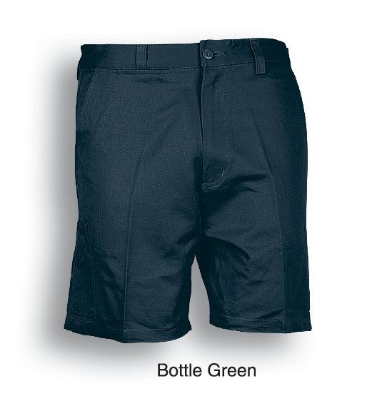 Bocini Cotton Drill Work Shorts-(WK614)